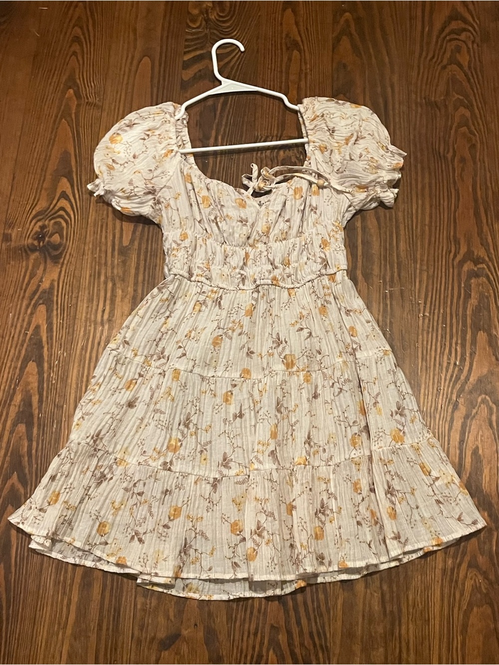 Liberty Love yellow cream and brown
